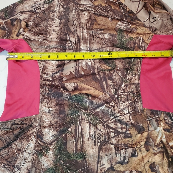 Realtree Fleece Lined Camouflage Ladies Pullover Sweatshirt ~ EUC - Picture 12 of 13